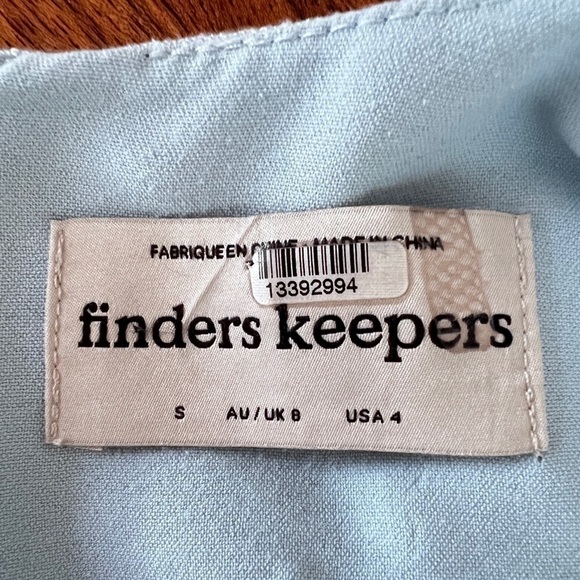 Finders Keepers Mixed Fruit Bowl Calypso Mini Dress Linen Blend Small size 4 - Picture 10 of 16